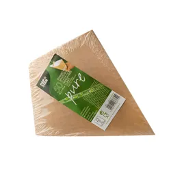 Papstar Torebki Na Frytki Z Miejscem Na Dip, Papierowe, Pure, 23,5 Cm X 19 Cm, Kolory: Brązowy/Biały, Pojemność 150 G, 50 Szt