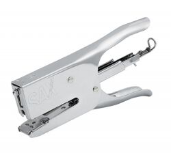 Sax Zszywacz Design 630, zszywa do 40 kartek, na płasko, srebrny
