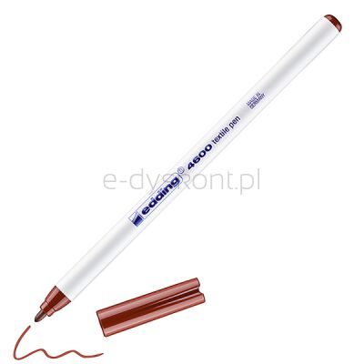 Edding Pisak Tekstylny E-4600 1 Mm, Brązowy