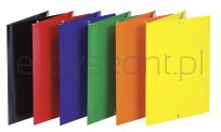 Donau Teczka Z Gumką Karton, A4, 400Gsm, 3-Skrz., Czerwona  - 2