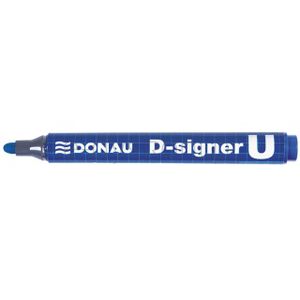 Donau Marker permanentny D-Signer U, okrągły, 2-4mm (linia), niebieski