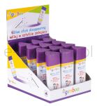 Gimboo Klej w sztyfcie PVP, trójkątny, znikający, 15g, 1 szt., pakowany w displayu, fioletowy - 8
