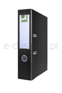 Q-Connect Segregator Hero z szyną, PP, A4/75mm, czarny