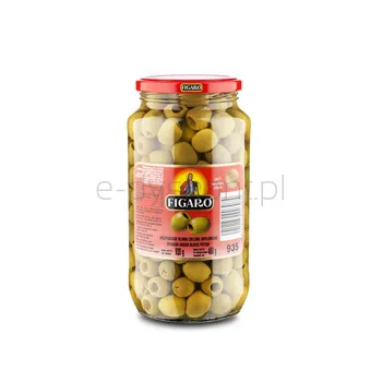 Hiszpańskie oliwki zielone drylowane pasteryzowane 920 g/450 g Figaro
