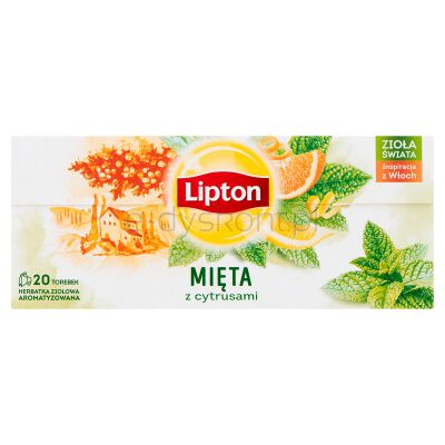 Lipton Herbata Mięta Z Cytrusami 20 Torebek