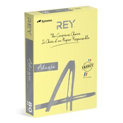 Rey Adagio Papier ksero A4, 80gsm, 49 żółty kanarkowy pastel *RYADA080X423 R200, 500 ark.