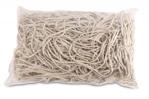 Office Products Gumki recepturki średnica 130mm, 1,5x3mm, 60% kauczuku, 1000g, zgrzewka, białe