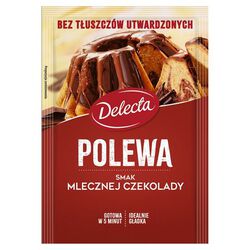 Delecta Polewa Smak Mlecznej Czekolady Twarda 100G