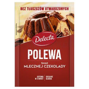 Delecta Polewa Smak Mlecznej Czekolady Twarda 100G 
