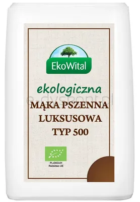 Mąka Pszenna Typ 500 Bio 1 Kg