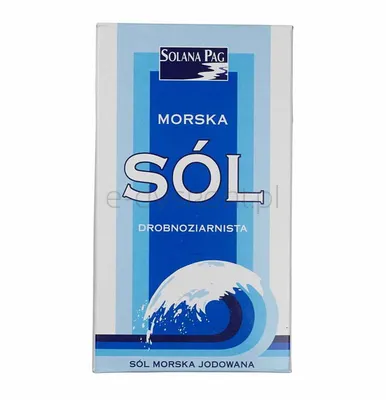 Sól Morska Drobnoziarnista 1 Kg