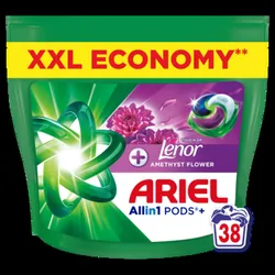 Ariel All in 1 PODS + Touch Of Lenor Amethyst Flower 38 prań