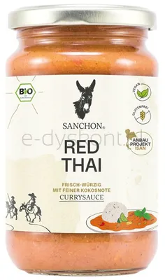 Sos curry red thai BIO 320 ml