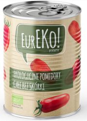 Eureko Pomidory Całe Bez Skórki Bio 400 G/ 240 G