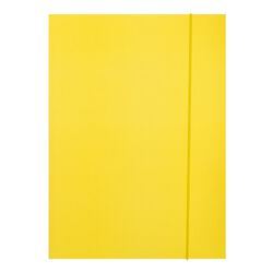 Teczka z gumką OFFICE PRODUCTS, Fluo soft touch, karton/lakier, A4, 320gsm, 3-skrz., mix kolorów