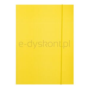 Teczka z gumką OFFICE PRODUCTS, Fluo soft touch, karton/lakier, A4, 320gsm, 3-skrz., mix kolorów