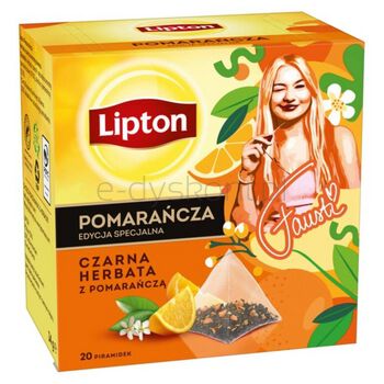 Lipton Herbata Piramidki Pomarańcza 20tb