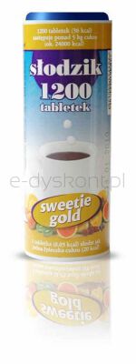 Słodzik 1200 tabletek Sweetie Gold