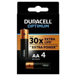 Duracell Bateria Aa 4 Szt Optimum 