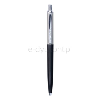 Q-Connect Długopis Automatyczny Prestige, 0,7Mm, Czarno/Srebrny, Wkład Niebieski 