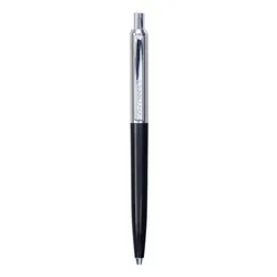 Q-Connect Długopis Automatyczny Prestige, 0,7Mm, Czarno/Srebrny, Wkład Niebieski 