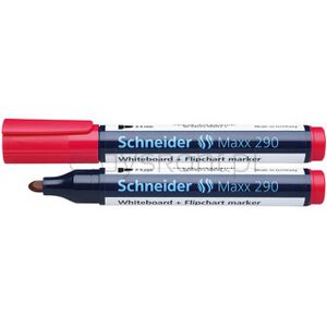 Schneider Marker do tablic Maxx 290, okrągły, 2-3mm, czerwony