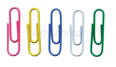 Office Products Spinacze Okrągłe 28Mm 500Szt., W Woreczku, Mix Kolorów 