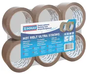Taśma pakowa DONAU Hot-Melt , 48mm, 66m, 50mikr., brązowa - 3