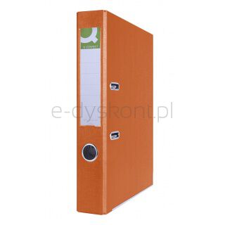 Q-Connect Segregator Hero z szyną, PP, A4/55mm, pomarańczowy