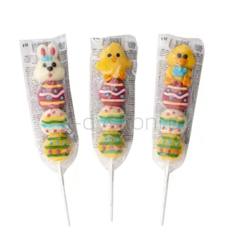 Sweet'nFun Easter Candy Gummy Stick, Wielkanocne Żelki na patyku 50g