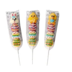 Sweet'nFun Easter Candy Gummy Stick, Wielkanocne Żelki na patyku 50g
