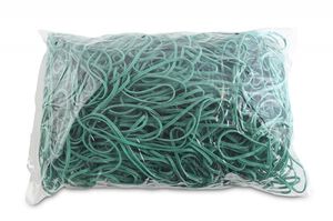 Office Products Gumki recepturki średnica 130mm, 1,5x3mm, 60% kauczuku, 1000g, zgrzewka, zielone