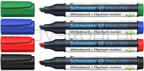 Schneider Zestaw markerów do tablic Maxx 293, 2-5mm, 4 szt., miks kolorów  - 2