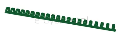 Office Products Grzbiety Do Bindowania  A4 14mm (125 kartek), 100 szt., zielone