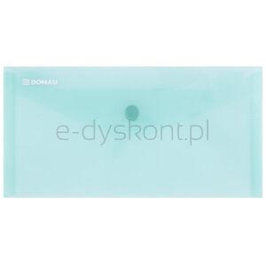 Donau Teczka kopertowa zatrzask, PP, DL, 180mikr., zielona