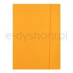 Teczka Z Gumką Office Products, Fluo Soft Touch, Karton/Lakier, A4, 320Gsm, 3-Skrz., Mix Kolorów - 4