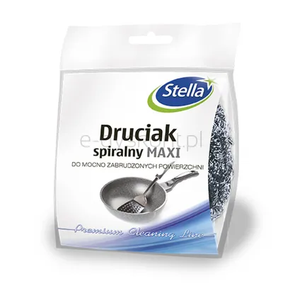 Druciak spiralny Stella, maxi, 1 szt., srebrny