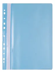 Office Products Skoroszyt, Pp, A4, Miękki, 100/170Mikr., Wpinany, Jasnoniebieski 