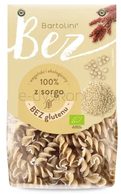 Bartolini Makaron ekologiczny bezglutenowy z sorgo 250g świderek