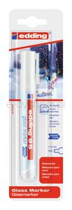 Edding Marker do powierzchni szklanych E-95 1,5-3mm, blister, biały