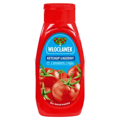 Włocławek Ketchup Łagodny 480 G