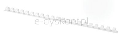Office Products Grzbiety do bindowania A4, 8mm (45 kartek), 100 szt., białe