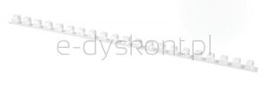 Office Products Grzbiety do bindowania A4, 8mm (45 kartek), 100 szt., białe
