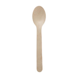 Topseller Łyżki, Drewno, 16 Cm, Kolor: Naturalny 50 Szt.