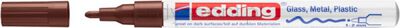 Edding Marker olejowy połyskujący e-751 1-2 mm, brązowy