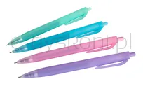 Apli Długopis Automatyczny Żelowy Nordik, Trójkątny, Wkład Niebieski, Mix Kolorów Pastel  - 2