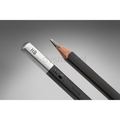 Zestaw ołówków MOLESKINE 5 szt. Różnej twardości w metalowym pudełku