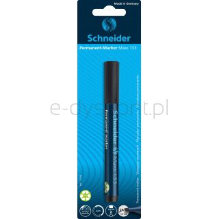 Schneider Marker permanentny Maxx 133, ścięty, 1-4mm, blister, czarny