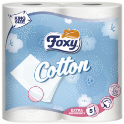 Foxy Papier Toaletowy Cotton 4 rolki
