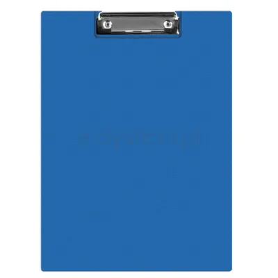 Q=Connect Clipboard Teczka, Pvc, A5, Niebieski